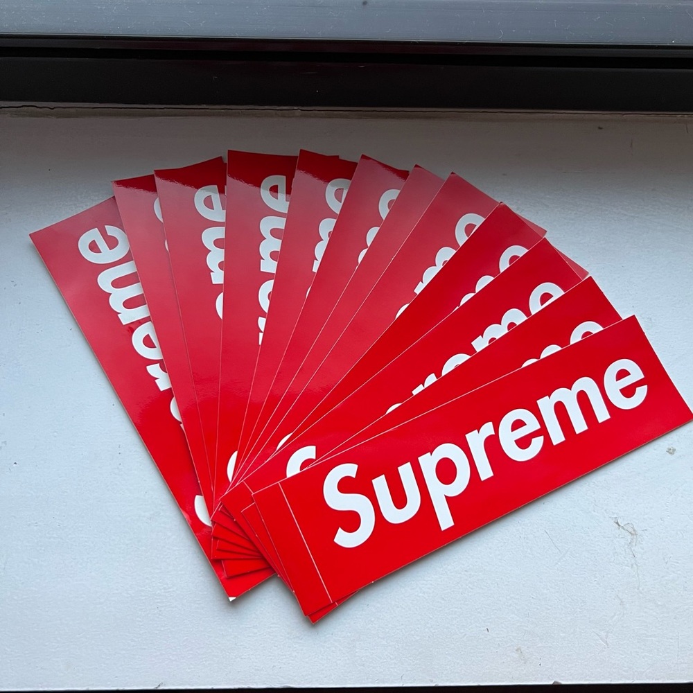 Supreme Stickers (12 total)